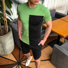 Футболка Pobedov Lobster Зелено-чорний