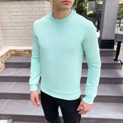 Світшот Pobedov 001 Ментоловий