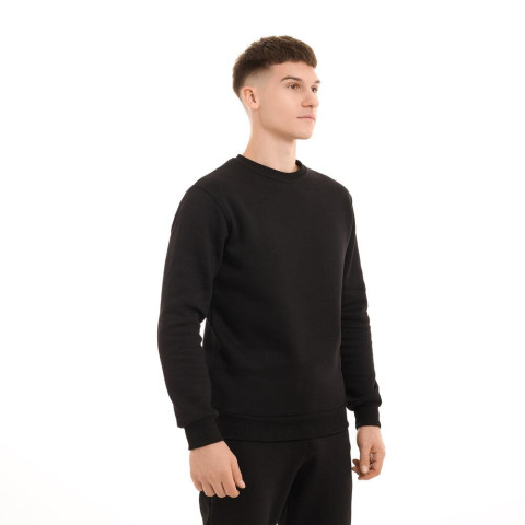 Світшот Pobedov 007 ЗИМА Чорний