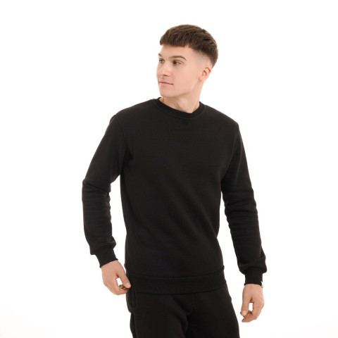 Світшот Pobedov 007 ЗИМА Чорний