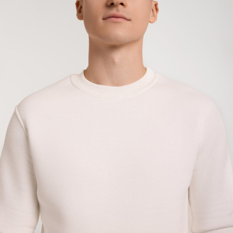 Світшот Pobedov 007 ЗИМА Молочний