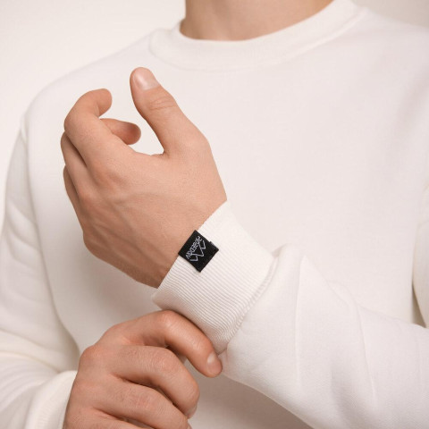 Світшот Pobedov 007 ЗИМА Молочний