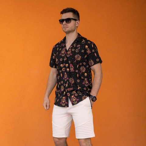 Сорочка Pobedov Dejavu Totem Чорний