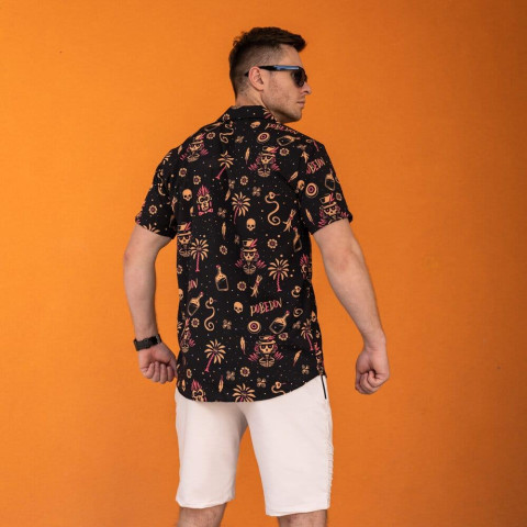 Сорочка Pobedov Dejavu Totem Чорний