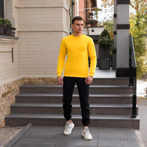 Світшот Pobedov 007 ЗИМА Світло-жовтий