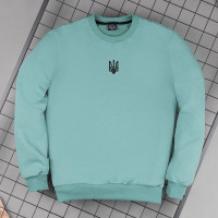 Світшот Pobedov 001 - Герб 4 см наклейка чорна Зелений