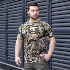 Футболка Pobedov Peremoga Військова Мультикам