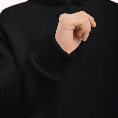 Худі Pobedov 008 ЗИМА Чорний