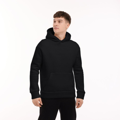 Худі Pobedov 008 ЗИМА Чорний