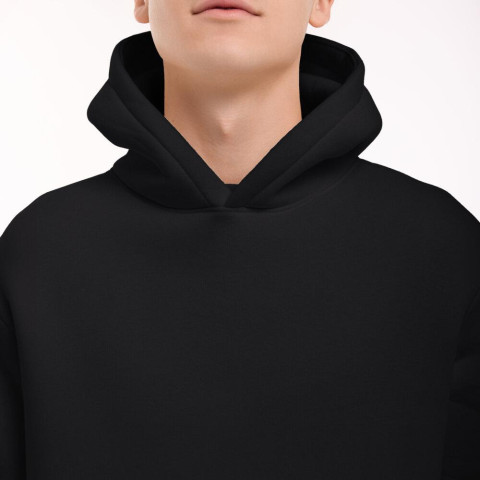 Худі Pobedov 008 ЗИМА Чорний