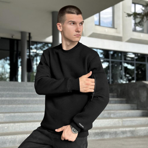 Світшот Pobedov Apex Чорний