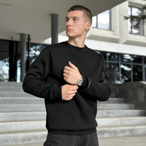 Світшот Pobedov Apex Чорний