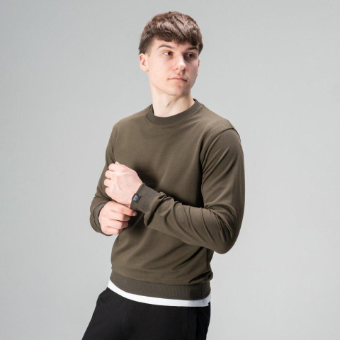 Світшот Pobedov 001 Світлий хакі