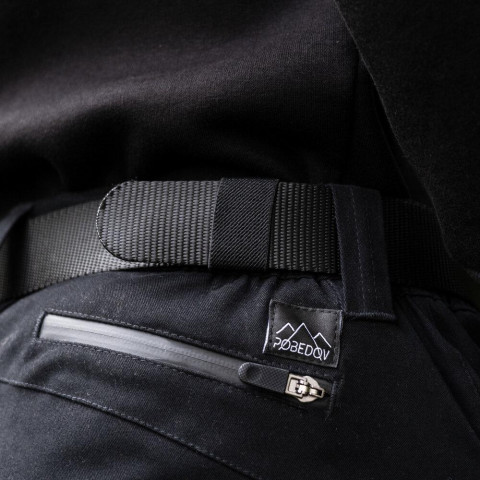 Ремінь Тактичний метал В2 Чорний