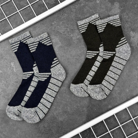 Шкарпетки Pobedov Heat Хакі-сірий