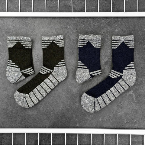 Шкарпетки Pobedov Heat Хакі-сірий