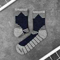 Шкарпетки Pobedov Heat Синьо-сірий