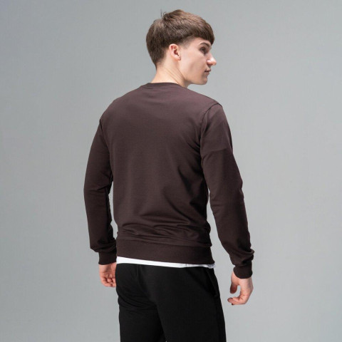 Світшот Pobedov 001 Шоколадний