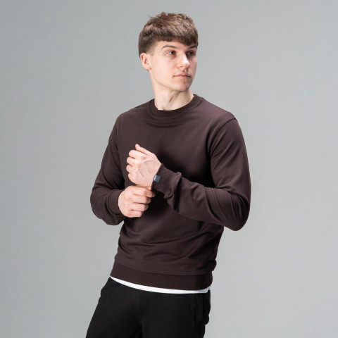 Світшот Pobedov 001 Шоколадний