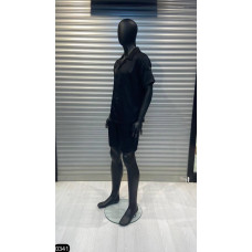 Костюм шорти + рубашка PRADA ЧОРНИЙ KitPrd002