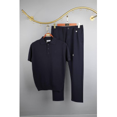 Костюм штани + поло Brunello Cucinelli СИНІЙ KitBC001