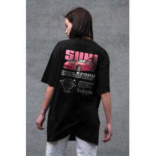 Жіноча Оверсайз Футболка З Принтом Without Suki Black