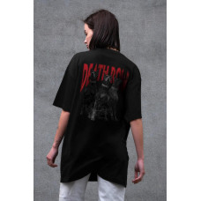 Жіноча Оверсайз Футболка З Принтом Without Deathrow Black