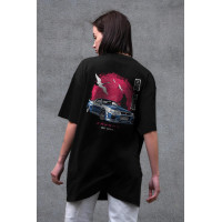 Жіноча Оверсайз Футболка З Принтом Without Skyline Black