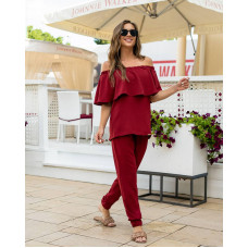 Костюм 430 бордо