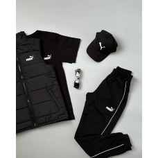 Футболка+штани+жилетка+кепка PUMA