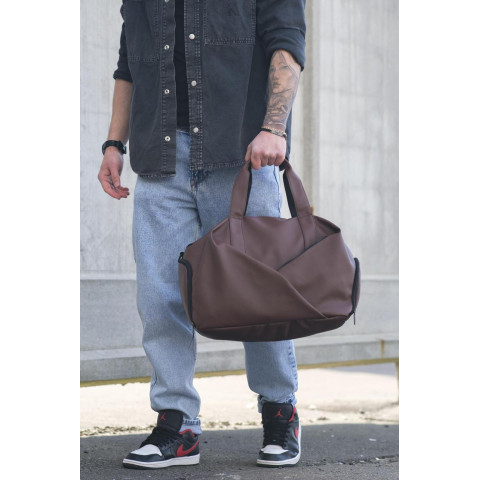 Чоловіча Дорожня Багажна Сумка Without Gym Brown