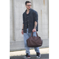 Чоловіча Дорожня Багажна Сумка Without Gym Brown