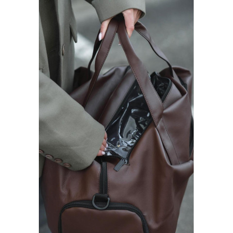 Жіноча Дорожня Багажна Сумка Without Gym Brown