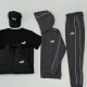 Спортивний костюм + Кепка + Футболка + Жилетка PUMA сірий