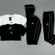 Спортивний костюм(чорний) + футболка(біла)+футболка(чорна) Air Jordan