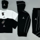 Спортивний костюм(чорний) + футболка(біла)+футболка(чорна)+ кепка Air Jordan