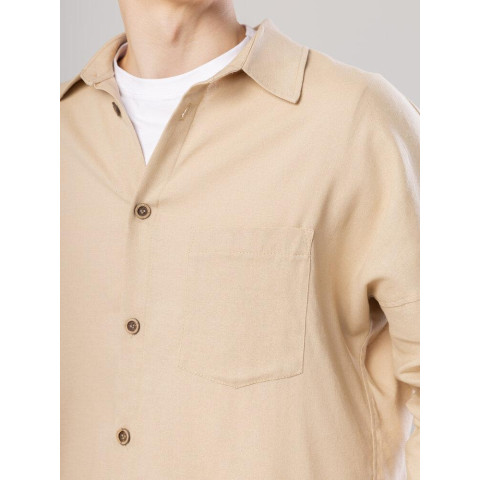 Сорочка Pobedov Founder Темний беж