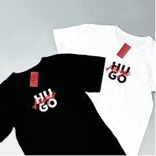 Футболка(біла)+футболка(чорна) HUGO