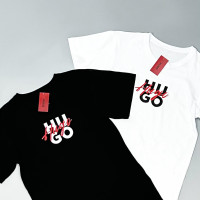 Футболка(біла)+футболка(чорна) HUGO