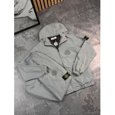 Костюм з плащівки Stone Island сірий