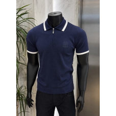 Поло BRUNELLO CUCINELLI LUX Синій POL030