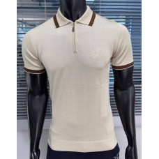 Поло BRUNELLO CUCINELLI LUX Молочний TShBC002