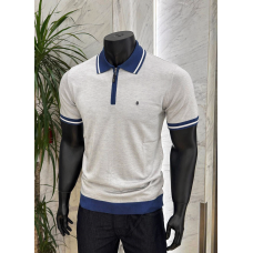 Поло BILLIONAIRE LUX СІРИЙ TShBILn010