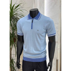 Поло BILLIONAIRE LUX Блакитний TShBILn010