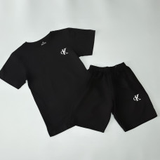 Футболка чорна + шорти Calvin Klein
