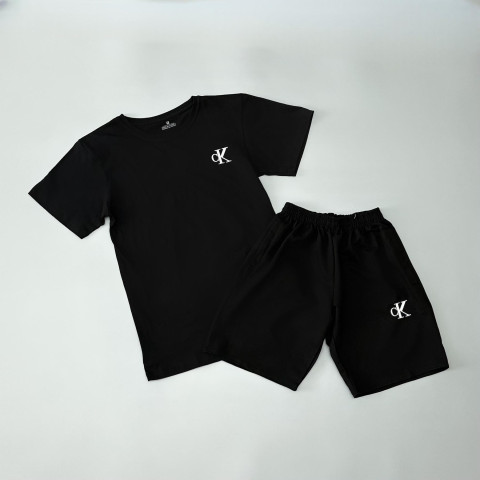 Футболка чорна + шорти Calvin Klein