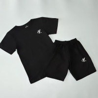 Футболка чорна + шорти Calvin Klein