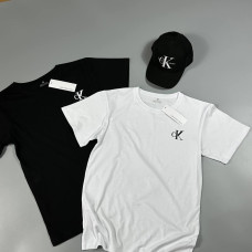 Футболка(біла) + футболка(чорна) + кепка Calvine Klein