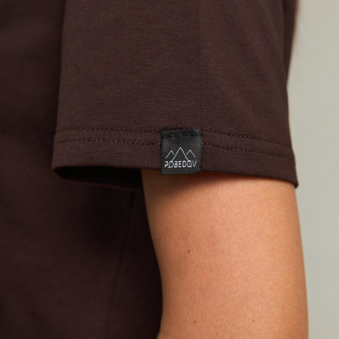 Футболка жіноча Pobedov Freedom Шоколадний