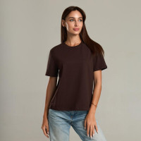 Футболка жіноча Pobedov Freedom Шоколадний